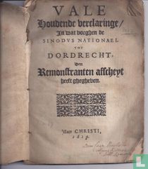 Vale houdende verclaringe + Reqveste