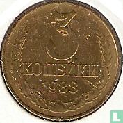 Russia 3 kopeks 1988