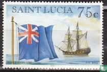 Navires et drapeau  