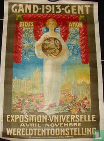 Gand 1913 Fides a amor exposition universelle et internationale avril 