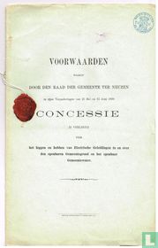 Concessie Raad der Gemeente Terneuzen Electrische Geleidingen 1899