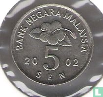 Malaysia 5 sen 2002