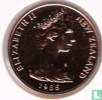 Neuseeland 2 Cent 1985 (niedrige Relief Porträt)