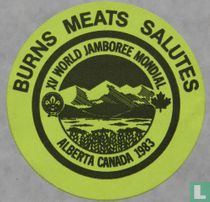 15th World Jamboree - Burns meats salutes