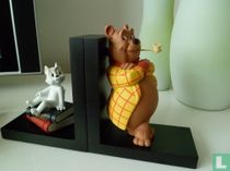 Bookend Bumble and Tom Puss (plastic)