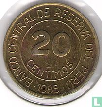Peru 20 Céntimo 1985