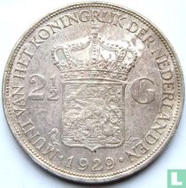 Pays-Bas 2½ gulden 1929