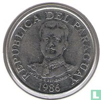 Paraguay 50 guaranies 1986