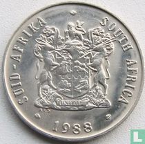 Afrique du Sud 20 cents 1988
