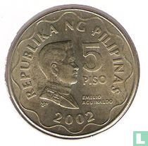 Philippines 5 piso 2002