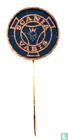Scania Vabis goud op blauw