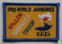 Dutch contingent - Willem Barentz troep - 18th World Jamboree (blue border)