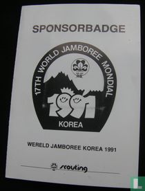 Sponsor badge Dutch contingent - 17th World Jamboree