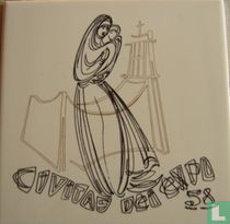 Carreau commémoratif "Civitas dei Expo'58".