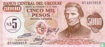 URUGUAY 5 Nuevos Pesos