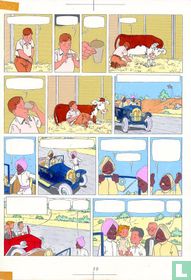 Originele inkleuring De 4 helden en de heilige koe, pag. 27