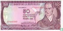 Columbia 50 Pesos Oro 1985