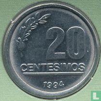 Uruguay 20 Centesimo 1994