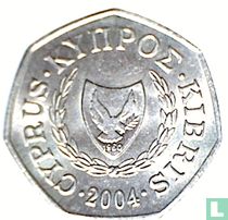 Chypre 50 cents 2004