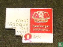 C'est l'époque qui veut Quick - Quick hamburger restaurant
