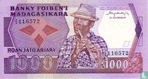 MADAGASCAR 1 000 Francs