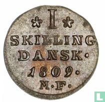 Denemarken 1 skilling 1809
