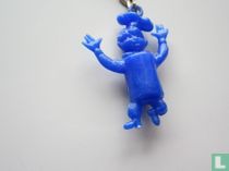 Bolletje bakker (armen omhoog) [blauw]
