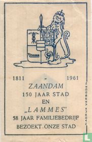Zaandam 150 Jaar Stad en "Lammes" 58 Jaar Familiebedrijf
