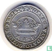 Denemarken 1 krone 1624