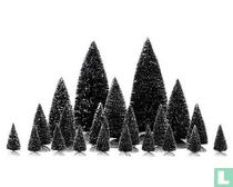 21 Pc Assorted Pine Trees
