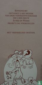 Suske en Wiske klassiek folder samen met vertegenwoordigers bericht (Combinatie aanbieding) acheter