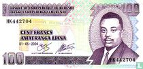 Burundi 100 Francs 2004