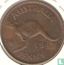 Australia 1 penny 1947 (without dot)