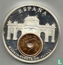 Spanje 25 pesetas 1991 "European Currencies"