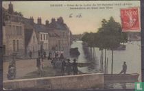 Briare, Crue de la Loire du 20 Octobre 1907 - Inondation du Quai aux Vins