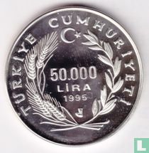 Turquie 50.000 lira 1995 (BE) "525ème anniversaire de la naissance de l’amiral Piri Reis"