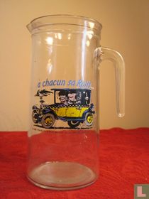 Lemonade jug "À chacum sa rolls..."