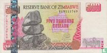 Simbabwe 500 Dollars 2001 (P10)