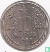 Türkei 10 Kurus 1938
