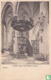 Ypres - Eglise Saint-Martin (chaire)