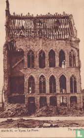 Ypres - La Poste.  The post-office.