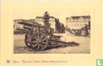 Ypres - Place de la Station. Obusier