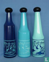 Bouteilles bleues de Salvador Dali Lot de 3