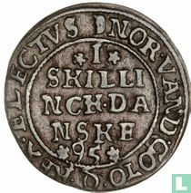 Denemarken 1 skilling 1595