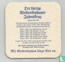 Der bierige Weihenstephaner Jahreskrug edition 1982-1987