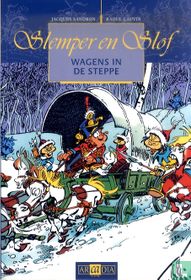Wagens in de steppe