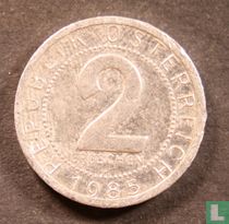 Autriche 2 groschen 1985