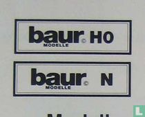 Baur modeltreinen / modelspoor catalogus