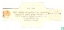 Tabakspot, zilver, s'Gravenhage 1776