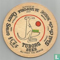 Tuborg beer all over the world (kangoeroe) / Brazil Hungary Turkey Denmark